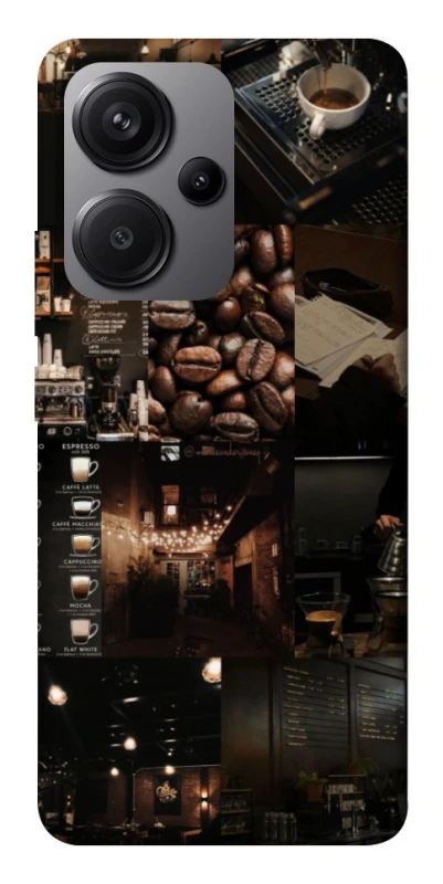 Чохол на Xiaomi Redmi Note 13 Pro+ Coffee collage ver.1 фото 1 з 1
