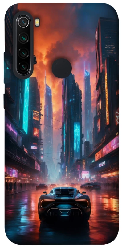 Чехол на Xiaomi Redmi Note 8 Cyber city фото 1 из 1