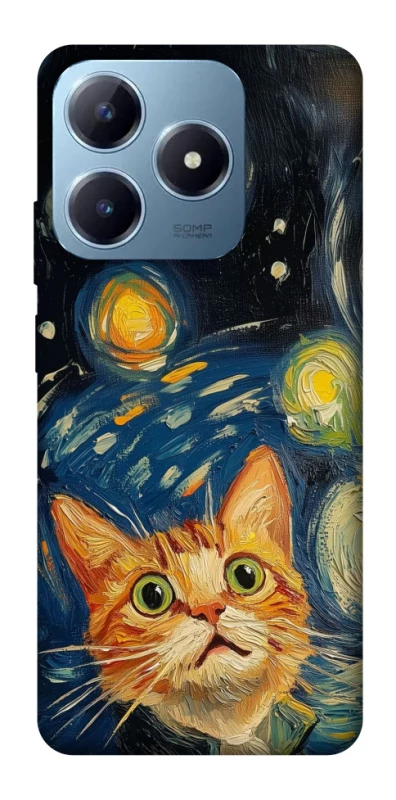 Чохол на Realme C63 paint cat фото 1 з 1