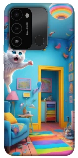 Чохол на TECNO Spark 8C crazy cat фото 1 з 1