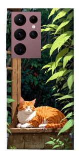 Чохол на Samsung Galaxy S22 Ultra red cat фото 1 з 1
