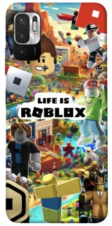 Чехол на Xiaomi Poco M3 Pro 4G / 5G Life is Roblox фото 1 из 1