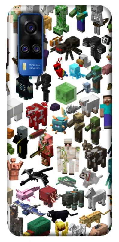 Чохол на Vivo Y51a Minecraft v4 фото 1 з 1