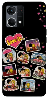 Чехол на Oppo Reno 7 4G Love is ver.3 фото 1 из 1