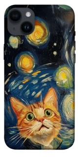 Чехол на Apple iPhone 14 Plus (6.7") paint cat фото 1 из 1