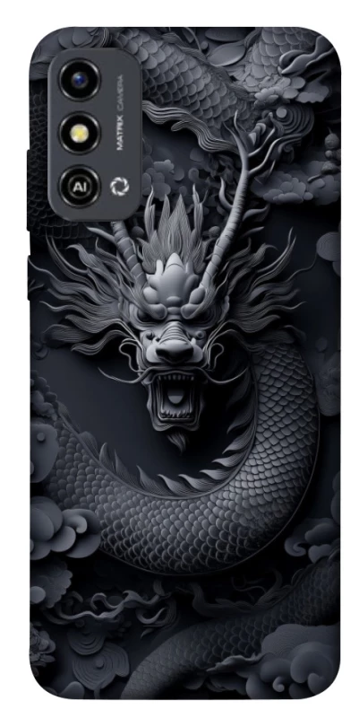 Чохол на ZTE Blade A53 black dragon фото 1 з 1