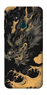 Чохол на ZTE Blade 20 Smart gold dragon фото 1 з 1