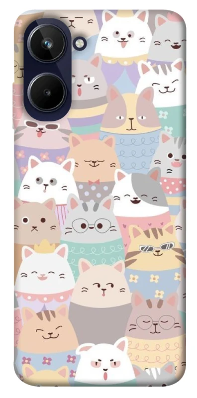 Чохол на Realme 10 4G Funny Kittens ver.2 фото 1 з 1