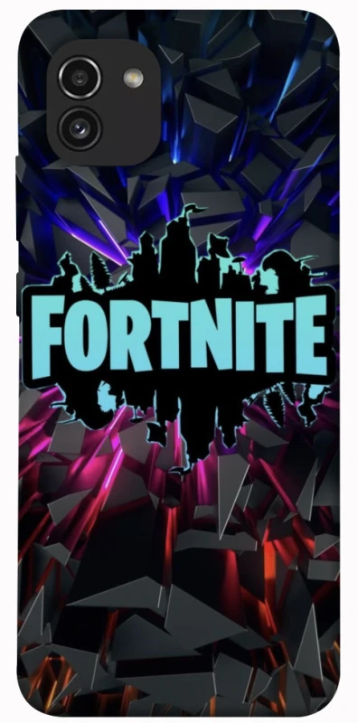 Чохол на Samsung Galaxy A03 Fortnite logo ver.3 фото 1 з 1