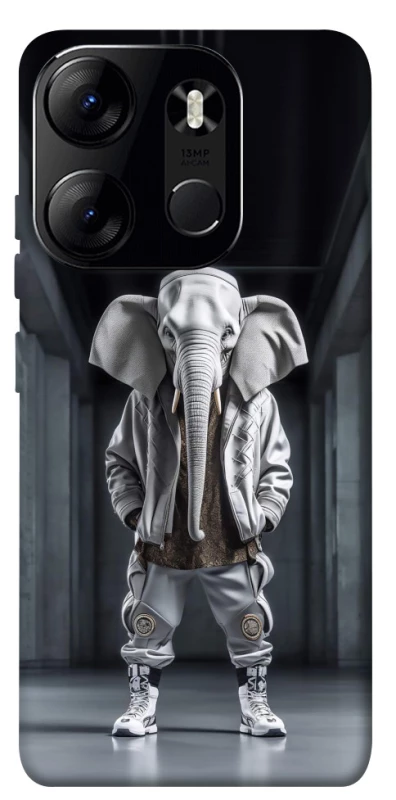 Чохол на Tecno Spark Go 2023 Слон v2 фото 1 з 1