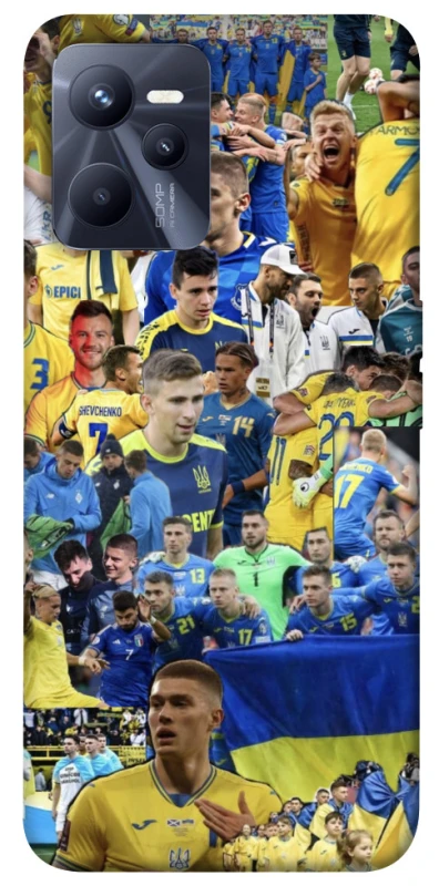 Чехол на Realme C35 UA-Football ver.6 фото 1 из 1