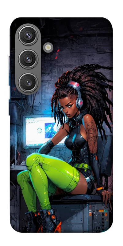 Чохол на Samsung Galaxy S24 Cyber girl фото 1 з 1