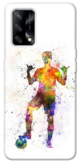 Чехол на Oppo A74 4G Football Player v3 фото 1 из 1