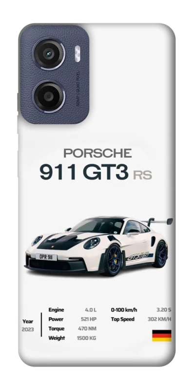Чехол на Motorola Moto E15 Porsche 911 GT3 фото 1 из 1