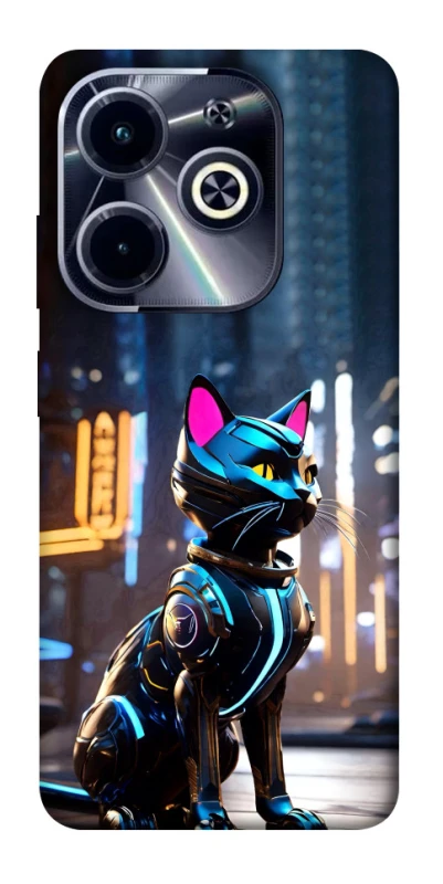 Чохол на Infinix Hot 40i Cyber cat фото 1 з 1
