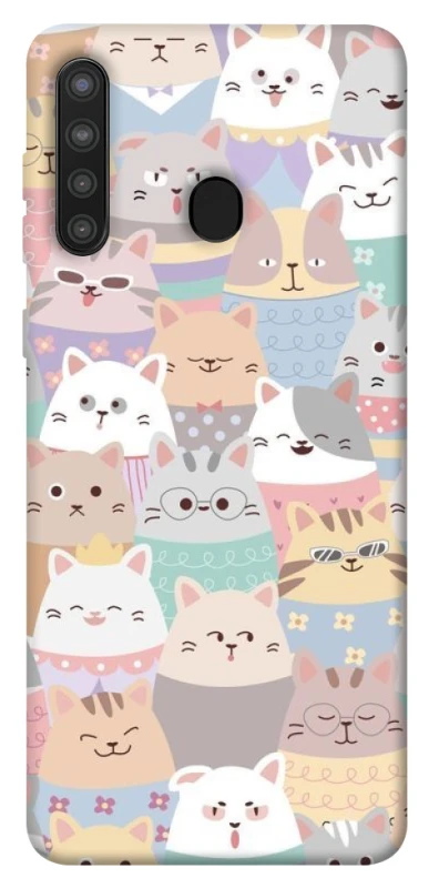 Чохол на Samsung Galaxy A21 Funny Kittens ver.2 фото 1 з 1