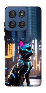 Чохол на Motorola Edge 60 Stylus Cyber cat фото 1 з 1