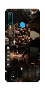 Чохол на Huawei P30 lite Coffee collage ver.1 фото 1 з 1