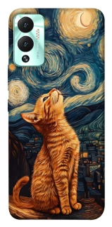 Чохол на Infinix Hot 12 Play van gogh cat фото 1 з 1