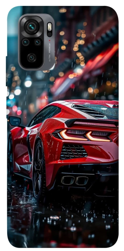 Чехол на Xiaomi Poco M5s Red sports car фото 1 из 1