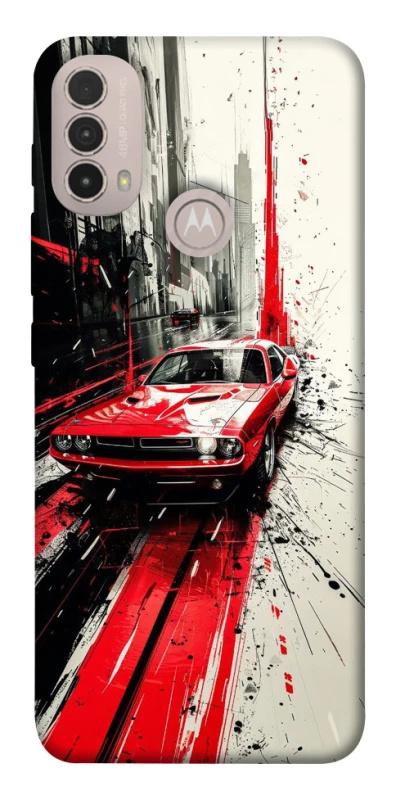 Чехол на Motorola Moto E40 Painted Mustang фото 1 из 1