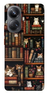 Чехол на Realme 10 Pro+ Cats & Books фото 1 из 1