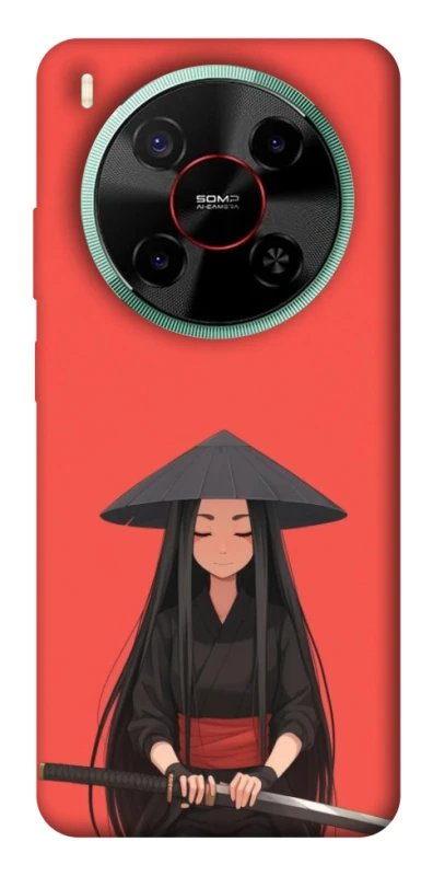 Чохол на ZTE Nubia V70 Max Red samurai фото 1 з 1