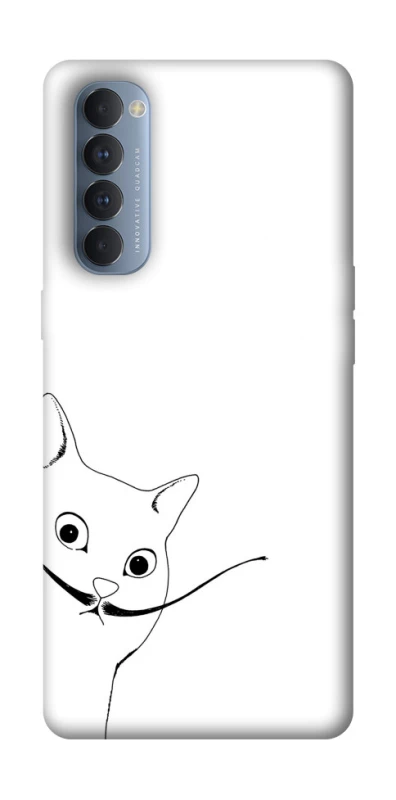 Чехол на Oppo Reno 4 Pro Кот Дали фото 1 из 1