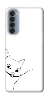 Чохол на Oppo Reno 4 Pro Кіт Дали фото 1 з 1