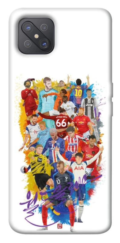 Чохол на Oppo A92s Football Abstract v2 фото 1 з 1