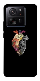 Чехол на Xiaomi 13T Heart with flowers фото 1 из 1