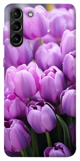 Чехол на Samsung Galaxy S21+ Фиолетовые тюльпаны фото 1 из 1