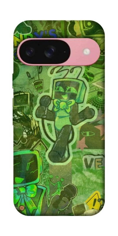 Чохол на Google Pixel 9 Dandysworld tv green theme фото 1 з 1