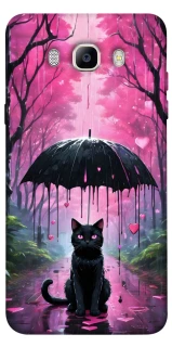 Чохол на Samsung J510F Galaxy J5 (2016) Black cat фото 1 з 1