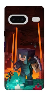 Чехол на Google Pixel 7 Minecraft game adventure фото 1 из 1