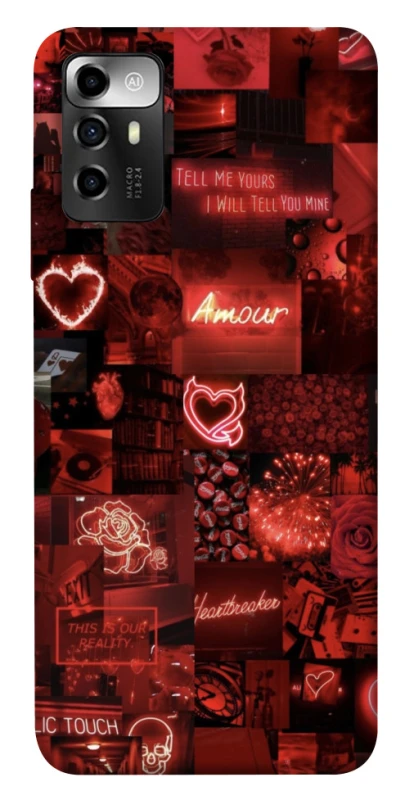 Чехол на ZTE Blade A72 Love collage ver.6 фото 1 из 1