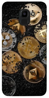 Чехол на Samsung J600F Galaxy J6 (2018) Many coins v2 фото 1 из 1