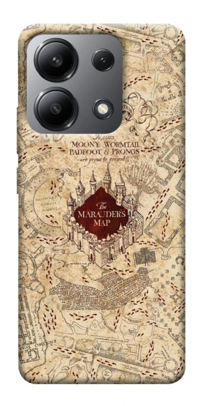 Чохол на Xiaomi Redmi Note 13 4G Harry Potter Marauder's Map фото 1 з 1