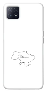 Чохол на Oppo A72 5G / A73 5G Ukraine map фото 1 з 1