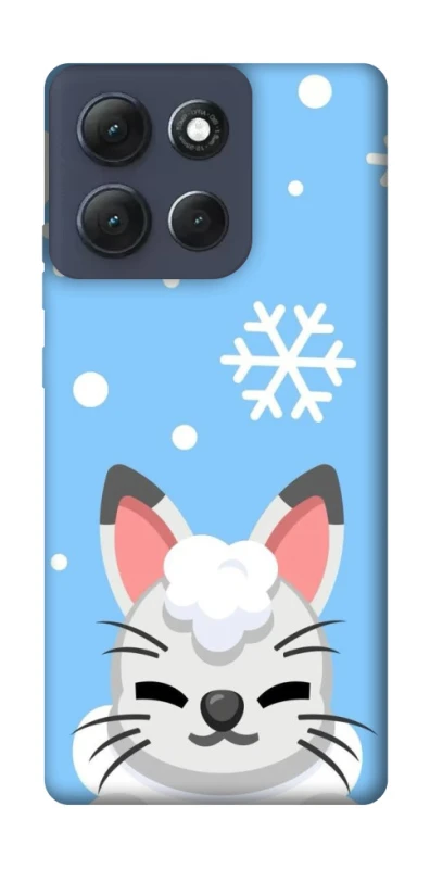 Чехол на Motorola Moto G86 Power Adopt Me Snow Kitty Smile фото 1 из 1