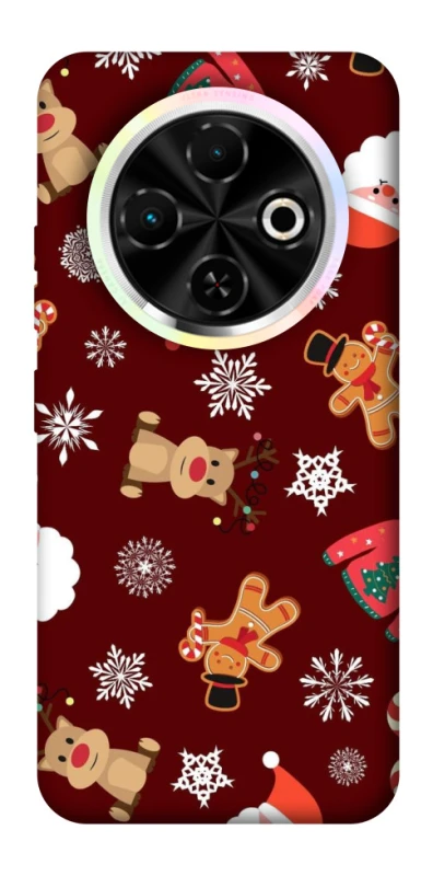 Чехол на TECNO Spark 30C Новогодний v6 фото 1 из 1