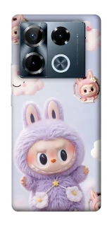 Чохол на Infinix Note 40 Pro 4G Labubu & clouds фото 1 з 1