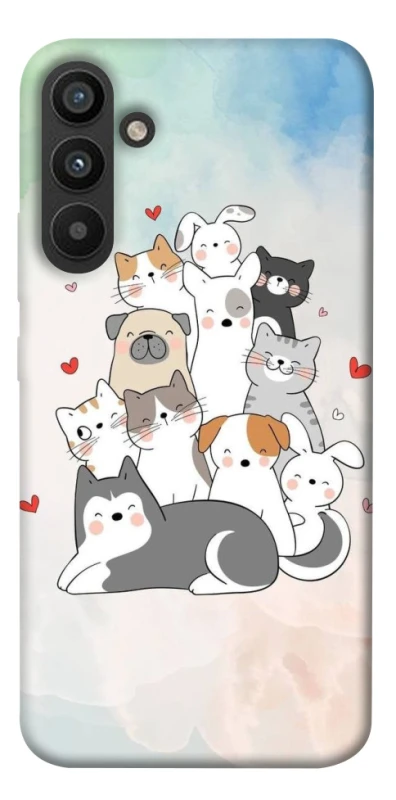 Чехол на Samsung Galaxy A34 5G Funny Pets ver.2 фото 1 из 1