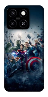 Чехол на ZTE Blade A55 4G Marvel heroes фото 1 из 1