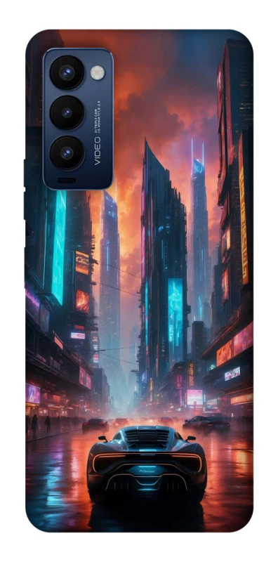 Чехол на TECNO Camon 18 Pro Cyber city фото 1 из 1