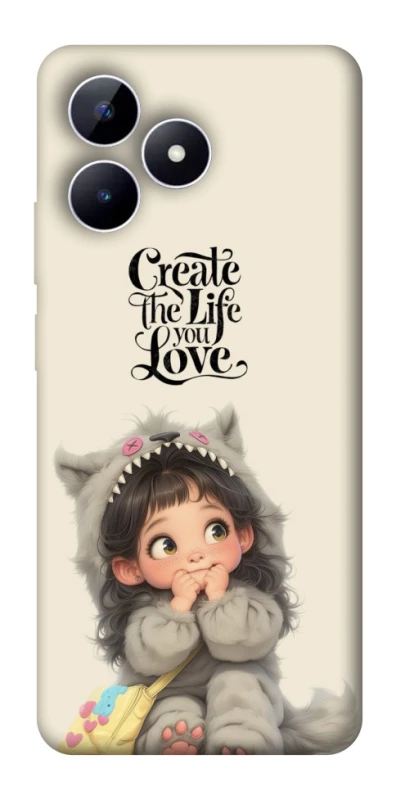 Чехол на Realme Note 50 5G Create the life you love фото 1 из 1