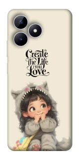 Чохол на Realme Note 50 5G Create the life you love фото 1 з 1