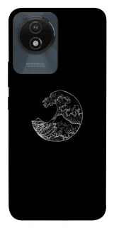 Чохол на Vivo Y02 Black tsunami фото 1 з 1