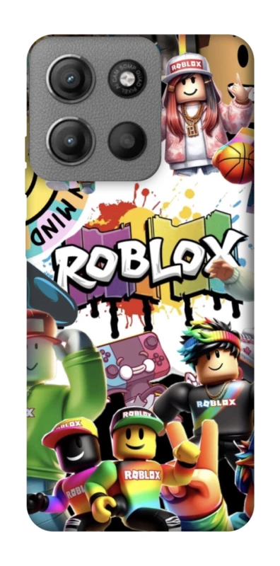 Чохол на Motorola Moto G15 Power Roblox Characters Collage фото 1 з 1