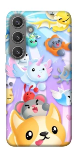 Чехол на Samsung Galaxy S24+ Adopt Me Rainbow Pet Parade фото 1 из 1